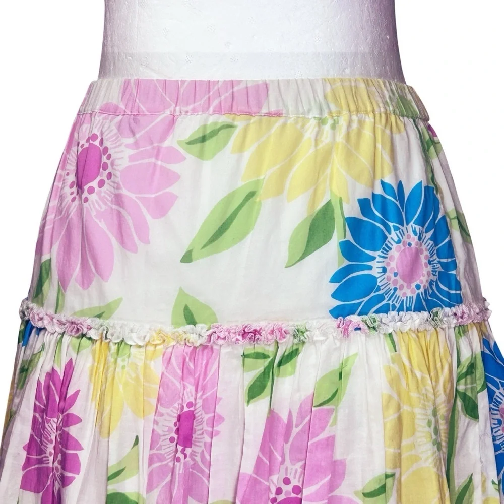 Lilly Pulitzer Tiered Skirt S Pleats Old Money Preppy  Resort Cruise Tennis Prep